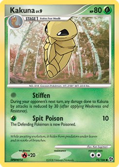 Kakuna 73/106 Pokémon card from Great Encounters for sale at best price