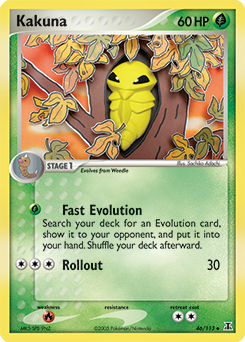 Kakuna 46/113 Pokémon card from Ex Delta Species for sale at best price
