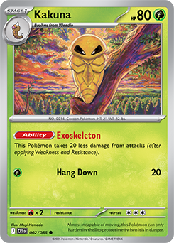 Carte Pokémon Communes Coconfort 2/86 de la série Chaos Ascendant