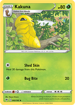 Kakuna 002/185 Pokémon card from Vivid Voltage for sale at best price