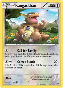 Kangaskhan 71/101 Pokémon card from Plasma Blast for sale at best price