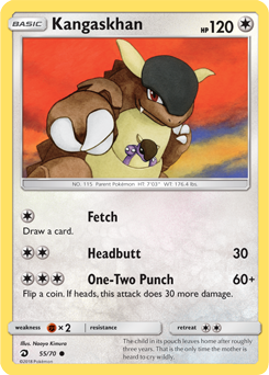 Kangaskhan 55/70 Pokémon card from Dragon Majesty for sale at best price