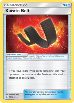 Karate Belt 201/236 Pokémon card from Unified Minds for sale at best price