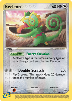 Kecleon 18/100 Pokémon card from Ex Sandstorm for sale at best price