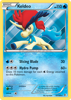 Keldeo 47/149 Pokémon card from Boundaries Crossed for sale at best price