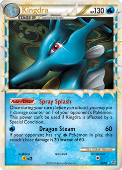 Prime Pokémon Pokémon card Kingdra 85/95 from Unleashed expansion