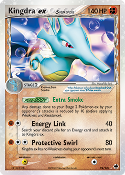 Kingdra EX 94/101 Pokémon card from Ex Dragon Frontiers for sale at best price