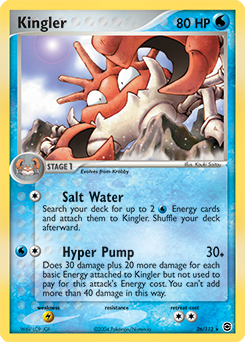 Carte Pokémon Krabboss 26/112 de la série Ex Rouge Feu Vert Feuille en vente au meilleur prix