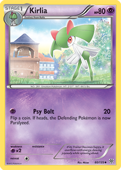 Kirlia 60/135 Pokémon card from Plasma Storm for sale at best price