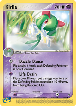 Carte Pokémon Kirlia 35/109 de la série Ex Rubis & Saphir en vente au meilleur prix