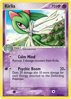 Kirlia 47/113 Pokémon card from Ex Delta Species for sale at best price