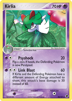 Kirlia 32/101 Pokémon card from Ex Dragon Frontiers for sale at best price