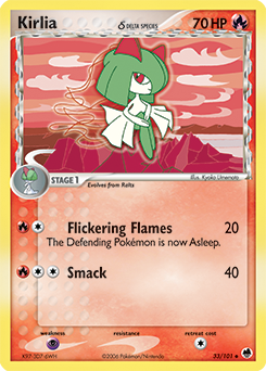Kirlia 33/101 Pokémon card from Ex Dragon Frontiers for sale at best price