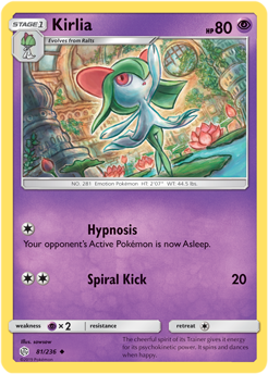 Kirlia 81/236 Pokémon card from Cosmic Eclipse for sale at best price