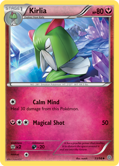 Kirlia 53/98 Pokémon card from Ancient Origins for sale at best price