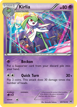 Kirlia 69/162 Pokémon card from Breakthrough for sale at best price