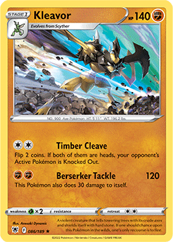 Kleavor 086/189 Pokémon card from Astral Radiance for sale at best price