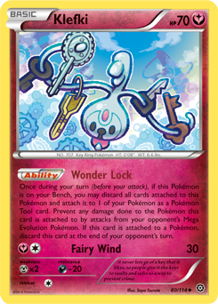 Klefki 80/114 Pokémon card from Steam Siege for sale at best price