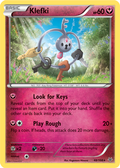 Klefki 48/108 Pokémon card from Roaring Skies for sale at best price