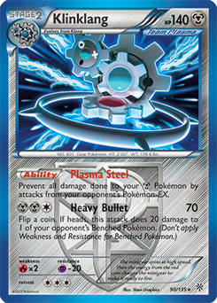 Klinklang 90/135 Pokémon card from Plasma Storm for sale at best price