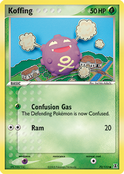 Koffing 72/113 Pokémon card from Ex Delta Species for sale at best price