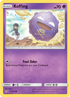 Koffing 73/214 Pokémon card from Unbroken Bonds for sale at best price