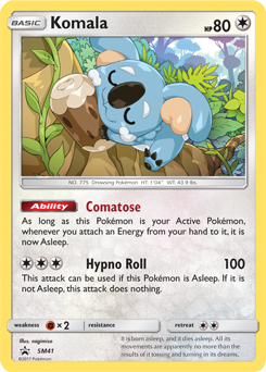 Komala SM41 Pokémon card from Sun and Moon Promos for sale at best price
