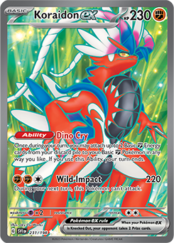 Koraidon ex 231/198 Pokémon card from Scarlet & Violet for sale at best price