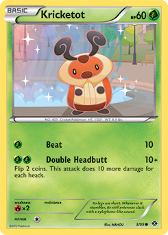 Kricketot 3/99 Pokémon card from Next Destinies for sale at best price