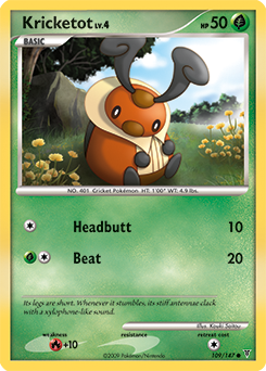 Kricketot 109/147 Pokémon card from Supreme Victors for sale at best price