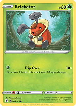 Kricketot 009/189 Pokémon card from Astral Radiance for sale at best price