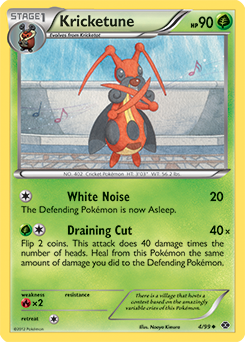 Kricketune 4/99 Pokémon card from Next Destinies for sale at best price