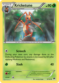 Kricketune 6/122 Pokémon card from Breakpoint for sale at best price