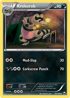 Krokorok 65/108 Pokémon card from Dark Explorers for sale at best price
