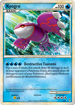 Kyogre SL6 Pokémon card from Call of Legends for sale at best price
