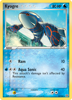 Kyogre 6/106 Pokémon card from Ex Emerald for sale at best price