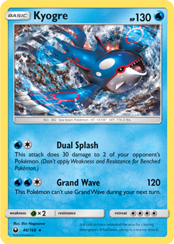 Kyogre 46/168 Pokémon card from Celestial Storm for sale at best price