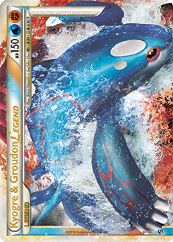 Kyogre & Groudon LEGEND 87/90 Pokémon card from Undaunted for sale at best price