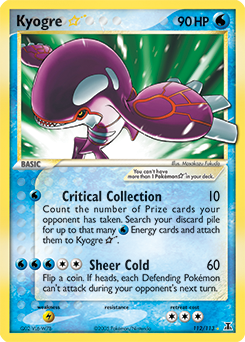 Kyogre Star 112/113 Pokémon card from Ex Delta Species for sale at best price