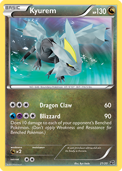 Kyurem 21/20 Pokémon card from Dragon Vault for sale at best price