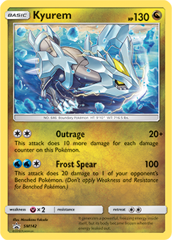 Kyurem SM142 Pokémon card from Sun and Moon Promos for sale at best price