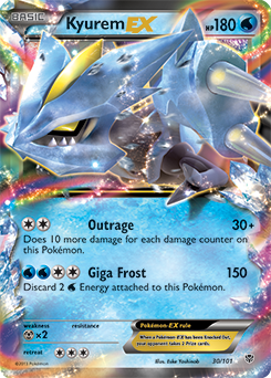 Kyurem EX 30/101 Pokémon card from Plasma Blast for sale at best price