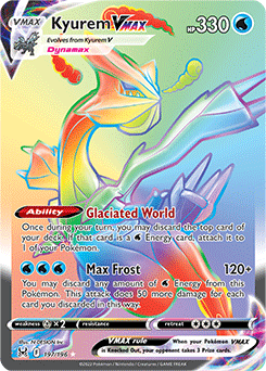Kyurem VMAX 197/196 Pokémon card from Lost Origin for sale at best price