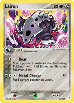 Lairon 36/100 Pokémon card from Ex Crystal Guardians for sale at best price
