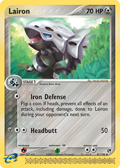 Carte Pokémon Peu commune Galegon 41/100 de la série Ex Tempête de Sable
