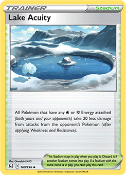 Lake Acuity 160/196 Pokémon card from Lost Origin for sale at best price
