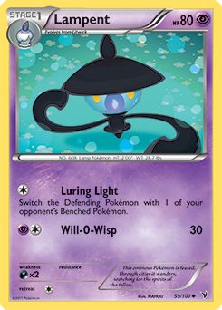 Lampent 59/101 Pokémon card from Noble Victories for sale at best price