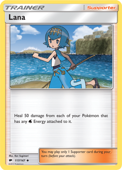 Lana 117/147 Pokémon card from Burning Shadows for sale at best price