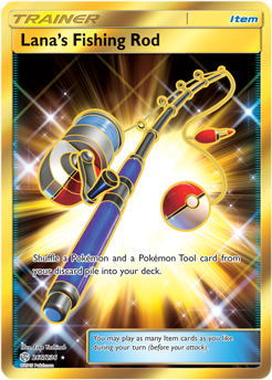 Lana's Fishing Rod 266/236 Pokémon card from Cosmic Eclipse for sale at best price