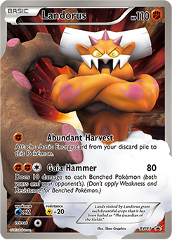 Landorus BW43 Pokémon card from Back & White Promos for sale at best price